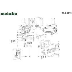Ricambi Metabo per Graffettatrice Inchiodatrice TA E 2019