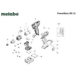 Ricambi Metabo per Smerigliatrici Angolari L 3709-L10-10-LE 9-10