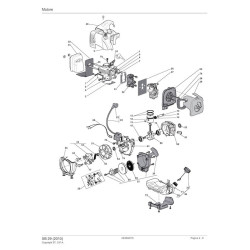 Castelgarden Spare Parts for Brushcutter XB 29
