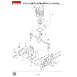 Makita Spare Parts for Power Cutter DPC9500