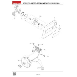 Ricambi Makita per Mototroncatrice DPC9500
