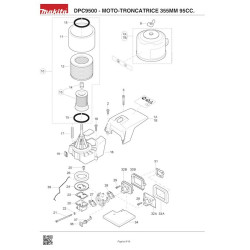 Ricambi Makita per Mototroncatrice DPC9500