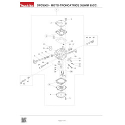 Ricambi Makita per Mototroncatrice DPC9500