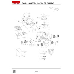 Ricambi Makita per Rasaerba Elettrico EM41