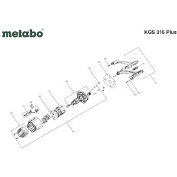 Ricambi Metabo per Smerigliatrici Angolari L 3709-L10-10-LE 9-10