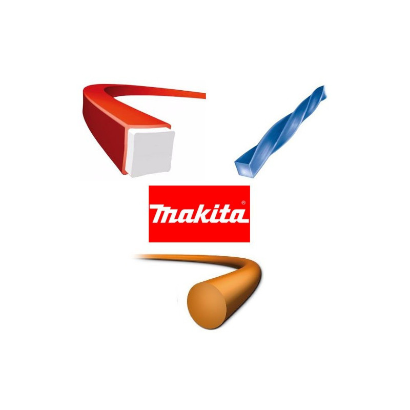 Makita Professional Nylon Wires for Brush Cutters