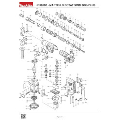 Makita Spare Parts for Rotary Hammer HR3000C