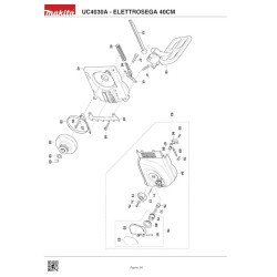 Makita Spare Parts for Electric Chainsaw UC4030A