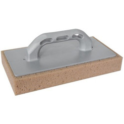 Yellow polyurethane sponge trowel. 290x150x40 h