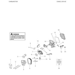 McCulloch Spare Parts for Chain Saw CS42S