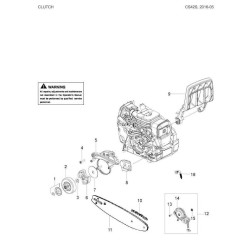 McCulloch Spare Parts for Chain Saw CS42S