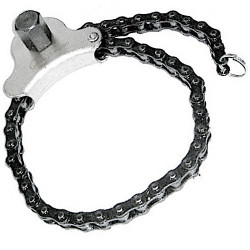 Chain Wrench for Oil Filter Cartridge with Gear
