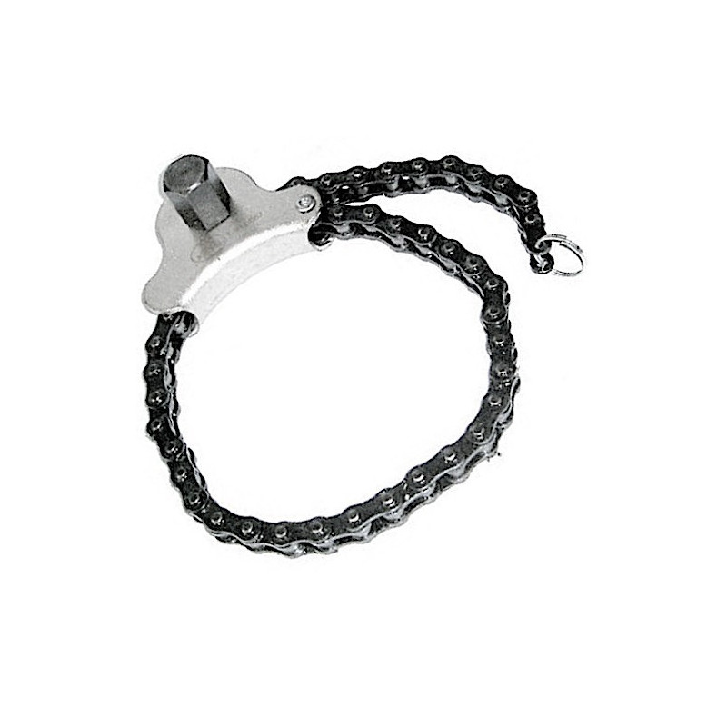 Chain Wrench for Oil Filter Cartridge with Gear