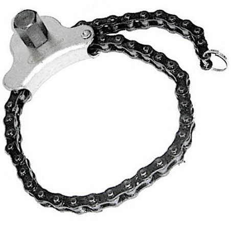 Chain Wrench for Oil Filter Cartridge with Gear