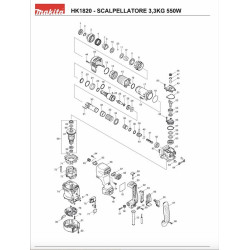 Makita Spare Parts for Stonecutter HK1820