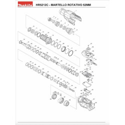 Makita Spare Parts for Rotary Hammer HR5212C