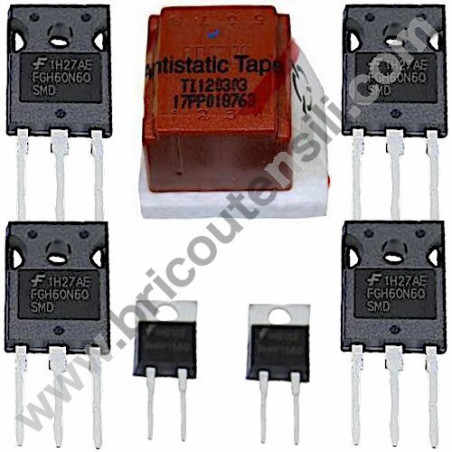 Kit IGBT + Diodo per Inverter Telwin Technology 236 HD