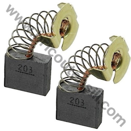 Carbon Brushes CB-203 for Router Makita 3612C