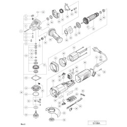 Ricambi Hitachi per Smerigliatrice Angolare G13BA