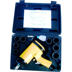 3/4" Heavy Duty Impact Wrench Kit UnoAir I-61K