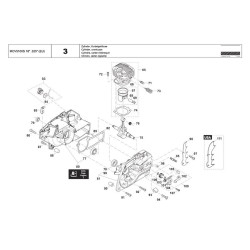 Maruyama Spare Parts for Chainsaw MCV5100S 18" .325"