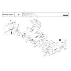 Maruyama Spare Parts for Chainsaw MCV5100S 18" .325"