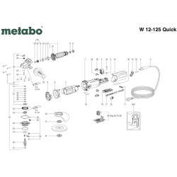 Ricambi Metabo per Smerigliatrici Angolari L 3709-L10-10-LE 9-10