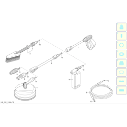Black&Decker Spare Parts for Pressure Washer BXPW 1500 PE - 14119