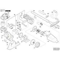 Ricambi Bosch per Trapani Avvitatori a Batteria GSR 10,8 V-LI-2