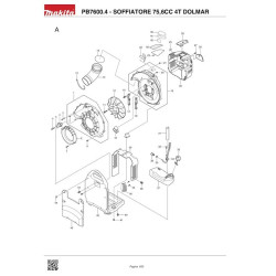Ricambi Dolmar per Motosega TCS-2801S