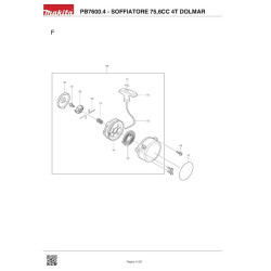 Ricambi Dolmar per Soffiatore PB7600.4