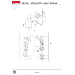Ricambi Dolmar per Soffiatore PB7600.4