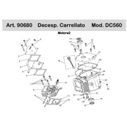Ama Spare Parts for Whelled Brushcutter DC560
