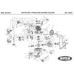 Ama Spare Parts for Hand Blower Vac AG4 BLV