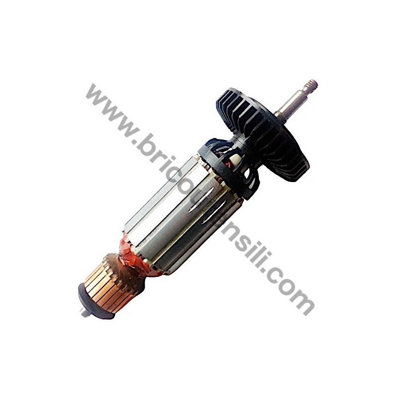 Armature Compete 230 V for Angle Grinder Metabo W 7-115