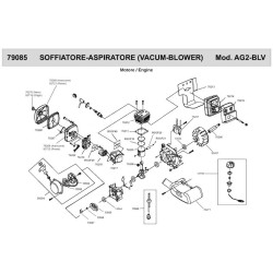 Ricambi Ama per Soffiatore Aspiratore AG2-BLV