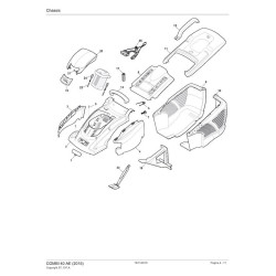 Stiga Parts for Ion Battery Lawnmower COMBI 40 AE