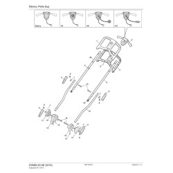 Stiga Parts for Ion Battery Lawnmower COMBI 40 AE