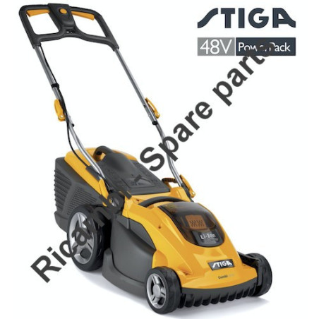 Stiga Parts for Ion Battery Lawnmower COMBI 40 AE