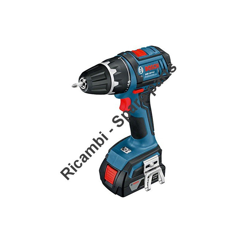 Ricambi Bosch per Trapano Avvitatore a Batteria GSR 18 V-LI - 3601H66100