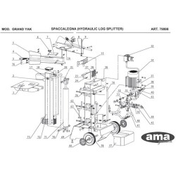 Ama Spare Parts for Hydraulic Log Splitter GRAND YAK