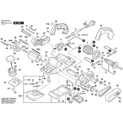 Ricambi Bosch per Pialla a Mano GHO 40-82 C - 060159A7A0
