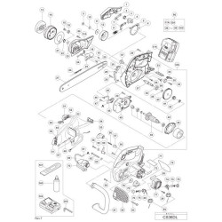 Hitachi Spare Parts for Ion Battery Chain Saw CS36DL