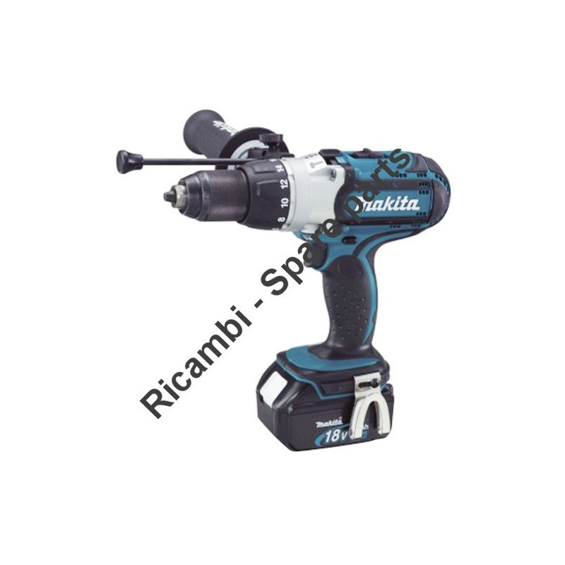 Ricambi Makita per Trapano Avvitatore a Batteria BHP451 18v Li-ion