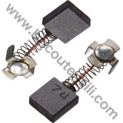 Carbon Brushes for Angle Grinder Hitachi G23SF - G23SR