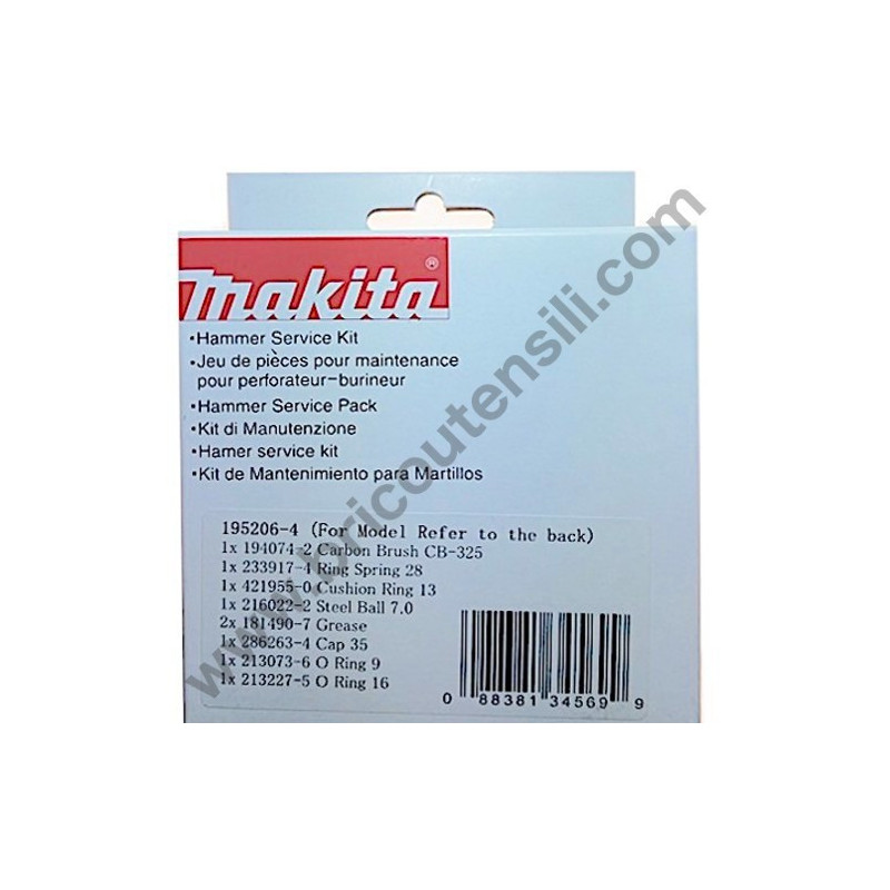 Kit Manutenzione per Tassellatori Makita HR2800-2811F-2811FT
