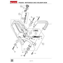 Dolmar Spare Parts for Petrol Chainsaw PS33/35