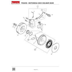 Dolmar Spare Parts for Petrol Chainsaw PS33/35
