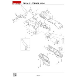 Makita Spare Parts for Pruning Scissor DUP361Z