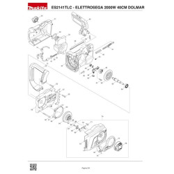 Dolmar Spare Parts for Electric Chainsaw ES2141TLC